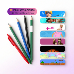 🖌️ Étiquettes Artiste — Scolaires Personnalisées