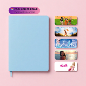 Pack Cahier École — Étiquettes Scolaires Personnalisées