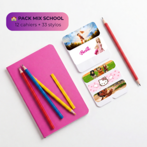 🏫 Pack Mix School — Étiquettes Scolaires Personnalisées